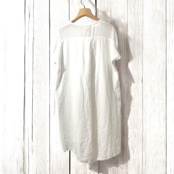 Wearables Cotton Linen Tunic Shift Dress - Picture 2 of 5